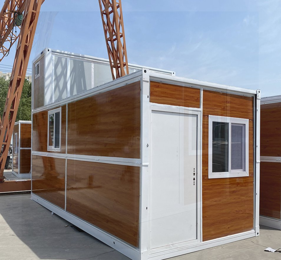 Move 20 FT Folding Prefabricated Container House Prefabricated Portable Garage