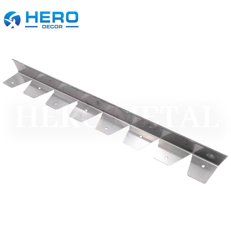Size Bendable Grass Border Corrosion-Resistant Customized Aluminium Garden Flower Bed Landscape Edging Border Hero Metal Flower Bed No-Dig Edge Strip