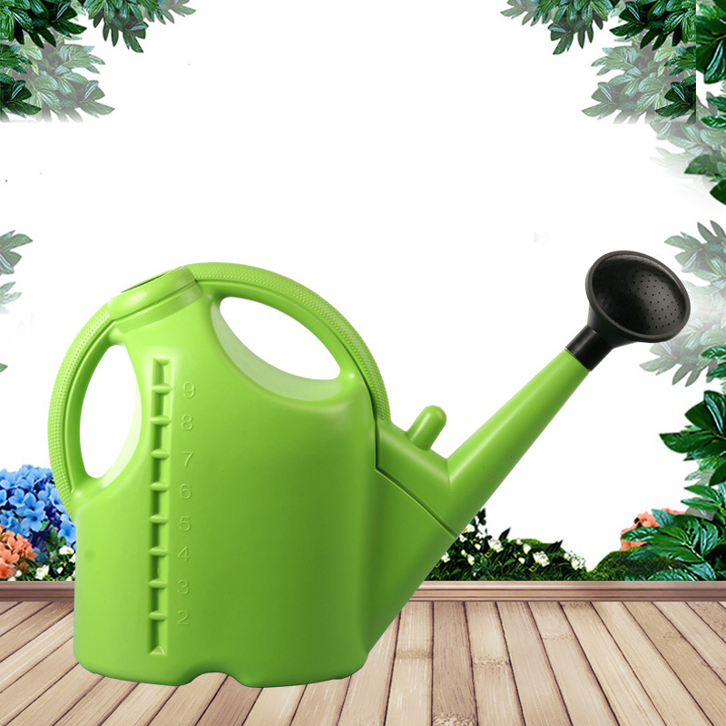 Indoor Flower Watering Can Large Capacity 5L 9L Plastic Watering Can