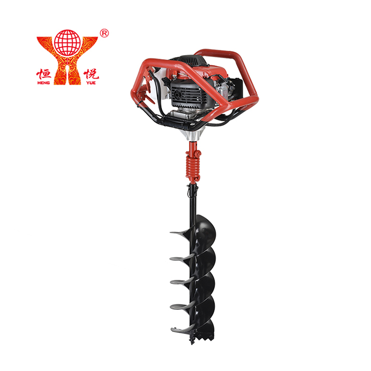 Double Person Operate Four Stroke Ground Drill for Digging Hole