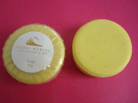 Hotel Soap with Plastic Box Wrapped for Hotel Room Using
