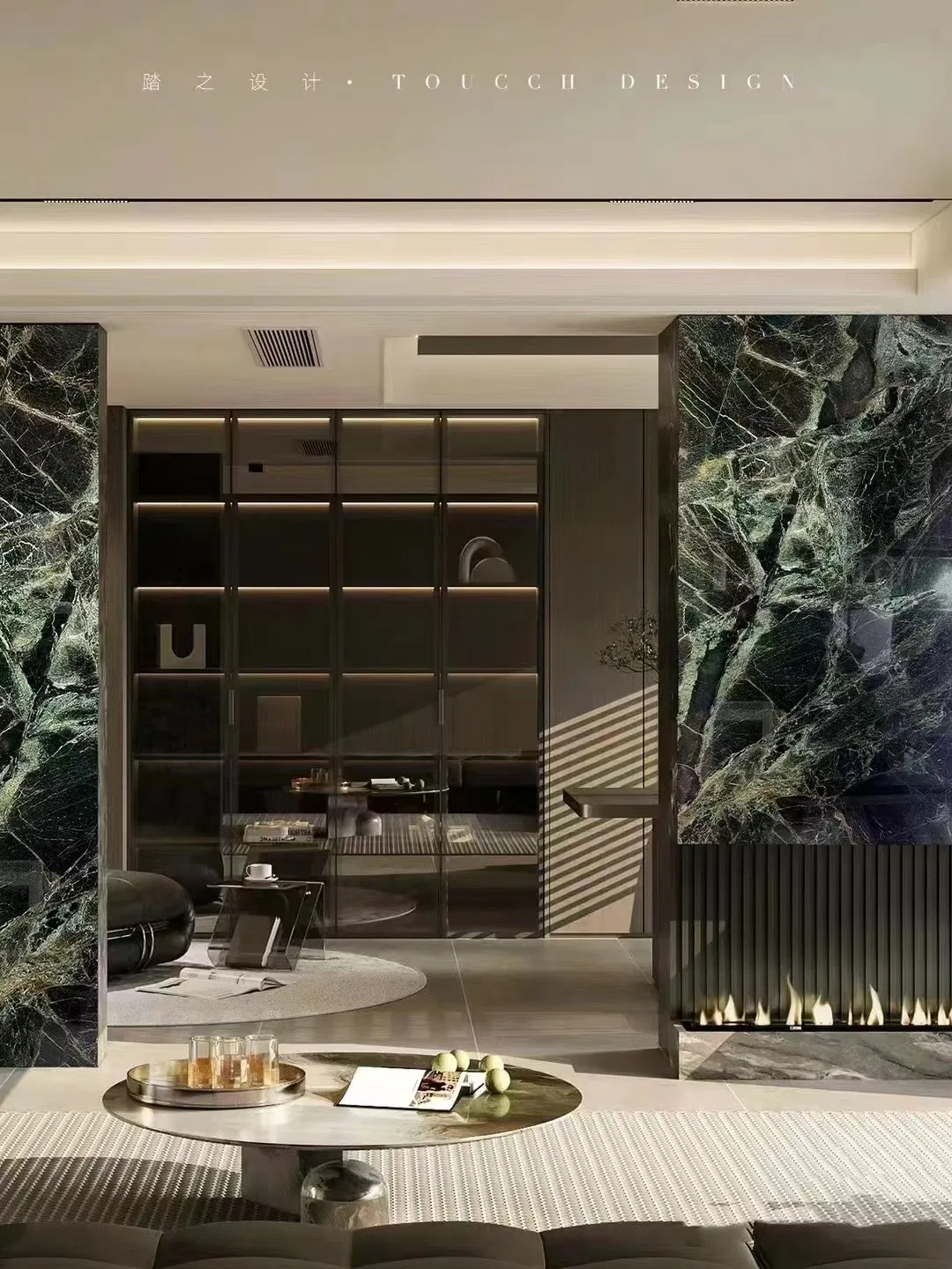 Cheap Luxury Natural Green Veins Verde Prada Green Marble for Wall Tiles, Countertops, Background