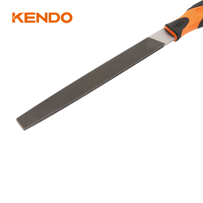 Напильник плоский Kendo 200мм, двойная насечка