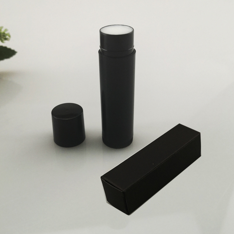 ( Cheap Price Wholesale Fruit Vegan Lip Balm Natural Moisturizing Lipstick White Black Tube Lipblam