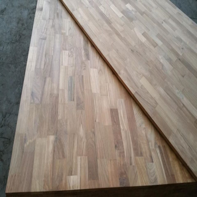 Natural Burma Teak Finger Joint Panel