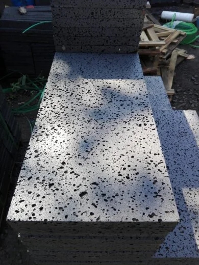 Grey Basalt Stone Volcanic Stone Lava Stone Honed Surface Tiles