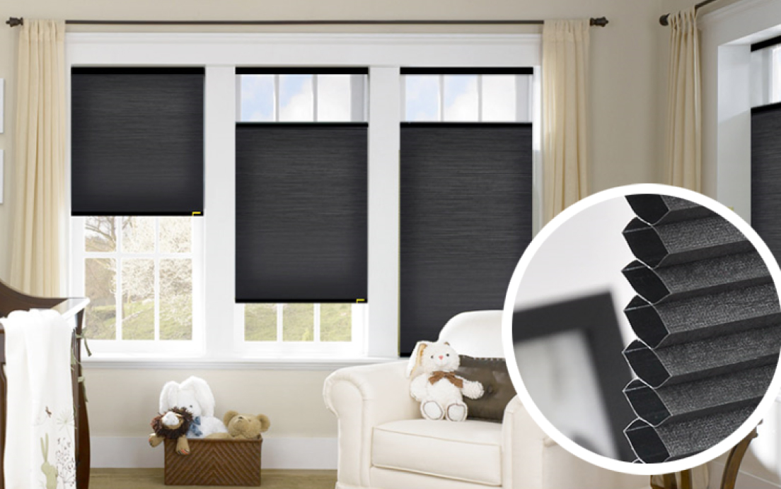 Sisheng Double Cell Cellular Blinds by Hand Control Made of Nonwoven Fabric