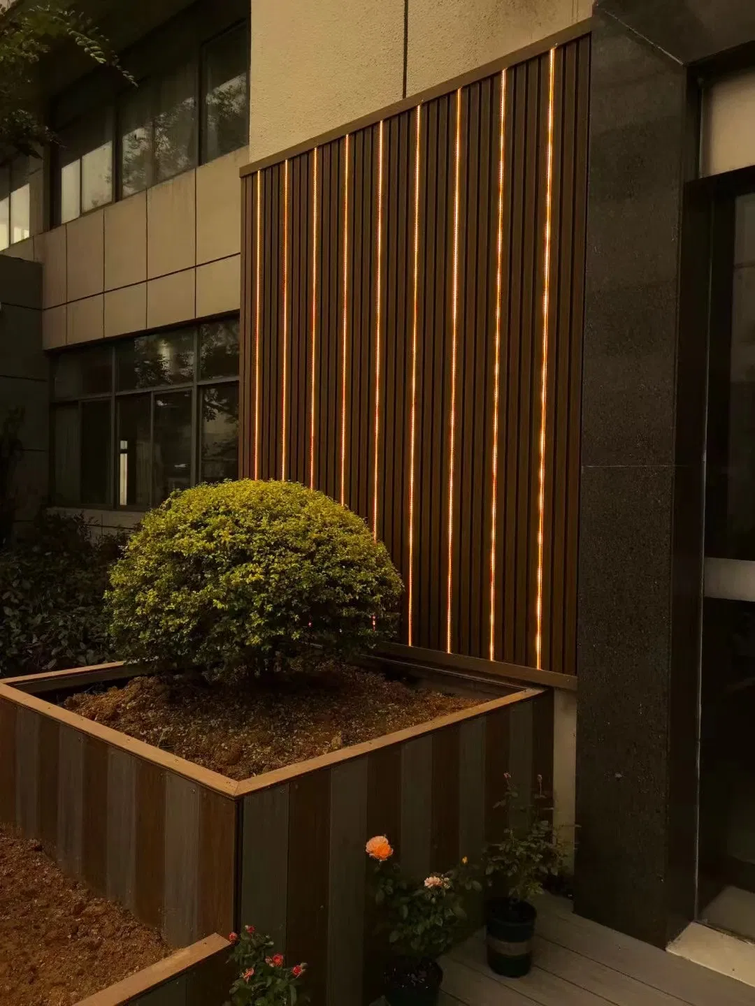 Ocox Hot Selling Outdoor WPC Wood Plastic Fences and Alfresco Furniture Plastic Fence