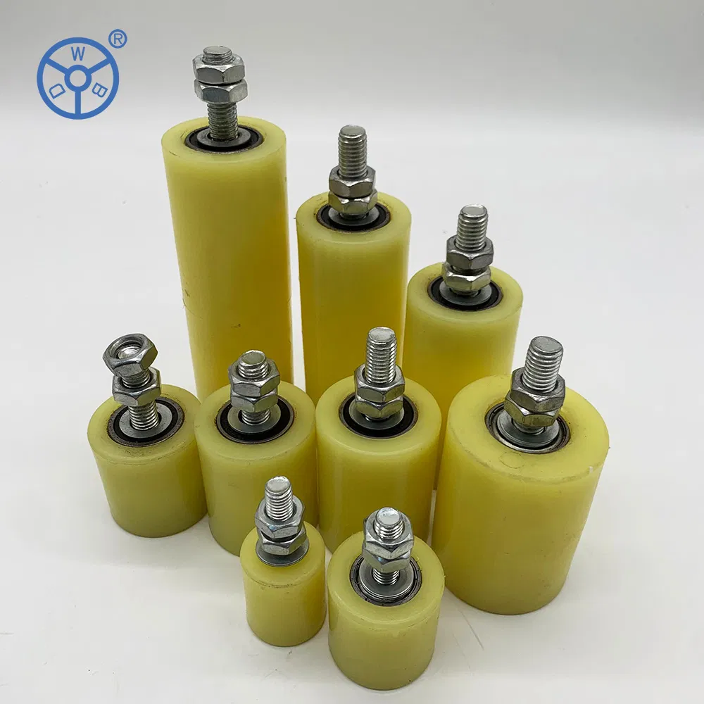 Wbd Factory Direct 75mm to 300mm Nylon Conveyor Roller Guide Used for Calendering Embossing Sliding Door Auto Gate Rollers Door Wheels