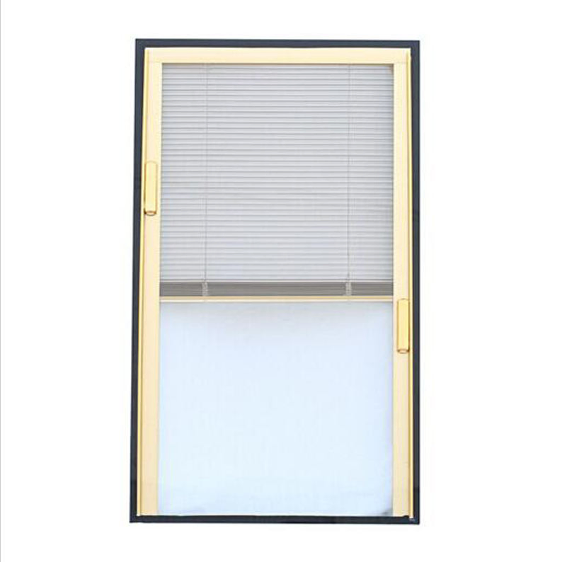 Electrical Room Aluminum Louver Blind Built in Shutter Insulated Hollow Glass Door Windows Factory