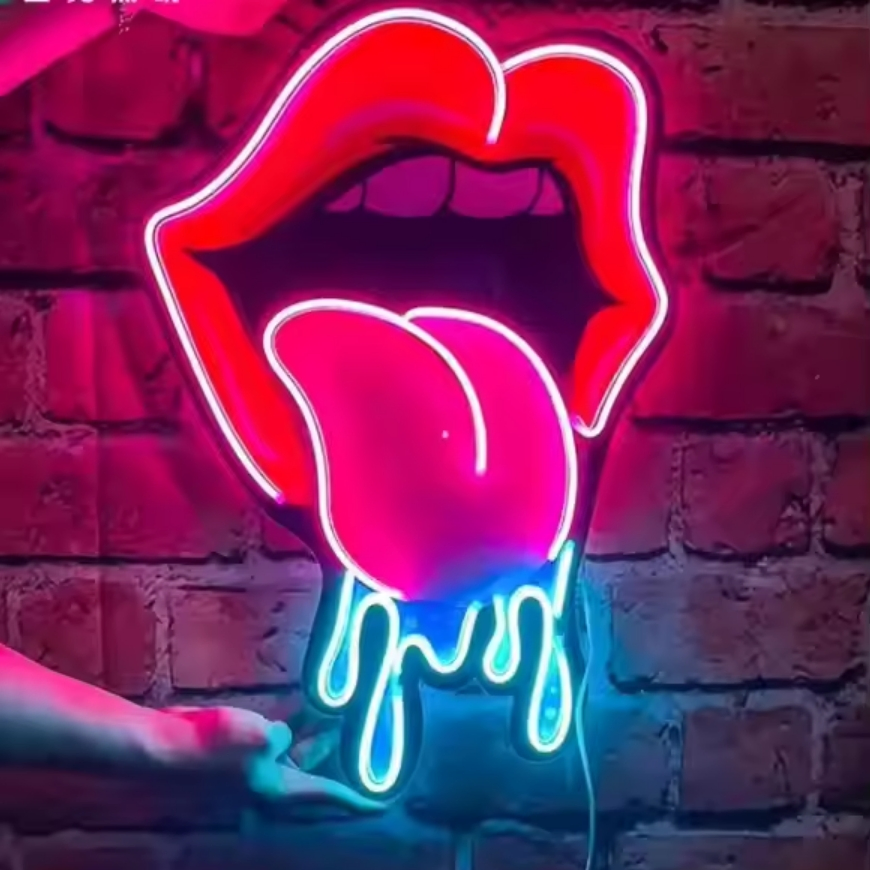 Custom LED Light Sign Store Name Outdoor Flashing Neon Sign