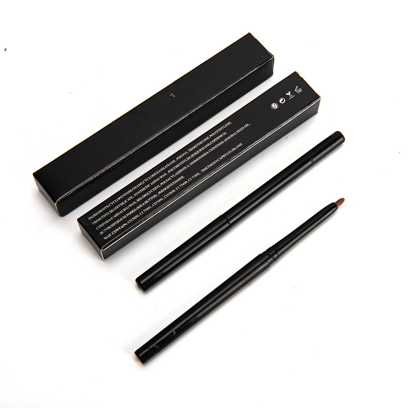 Vegan Waterproof Black Lip Liner - Creamy Matte Twist Formula