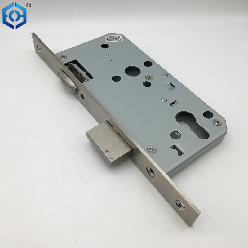 Guangdong CE Euro Profile Cylinder Lock Body Mortise Lock with Roller Latch