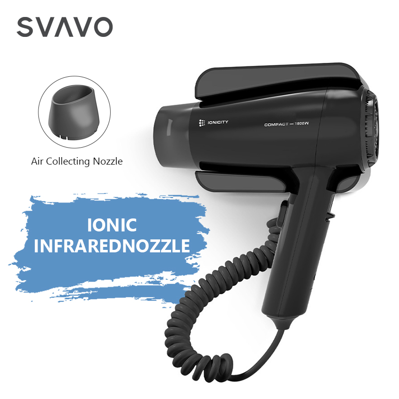 Hotel 1800W Low Noise Negative Ion Smart Constant Temperature High Speed Fast Drying Hair Dryer