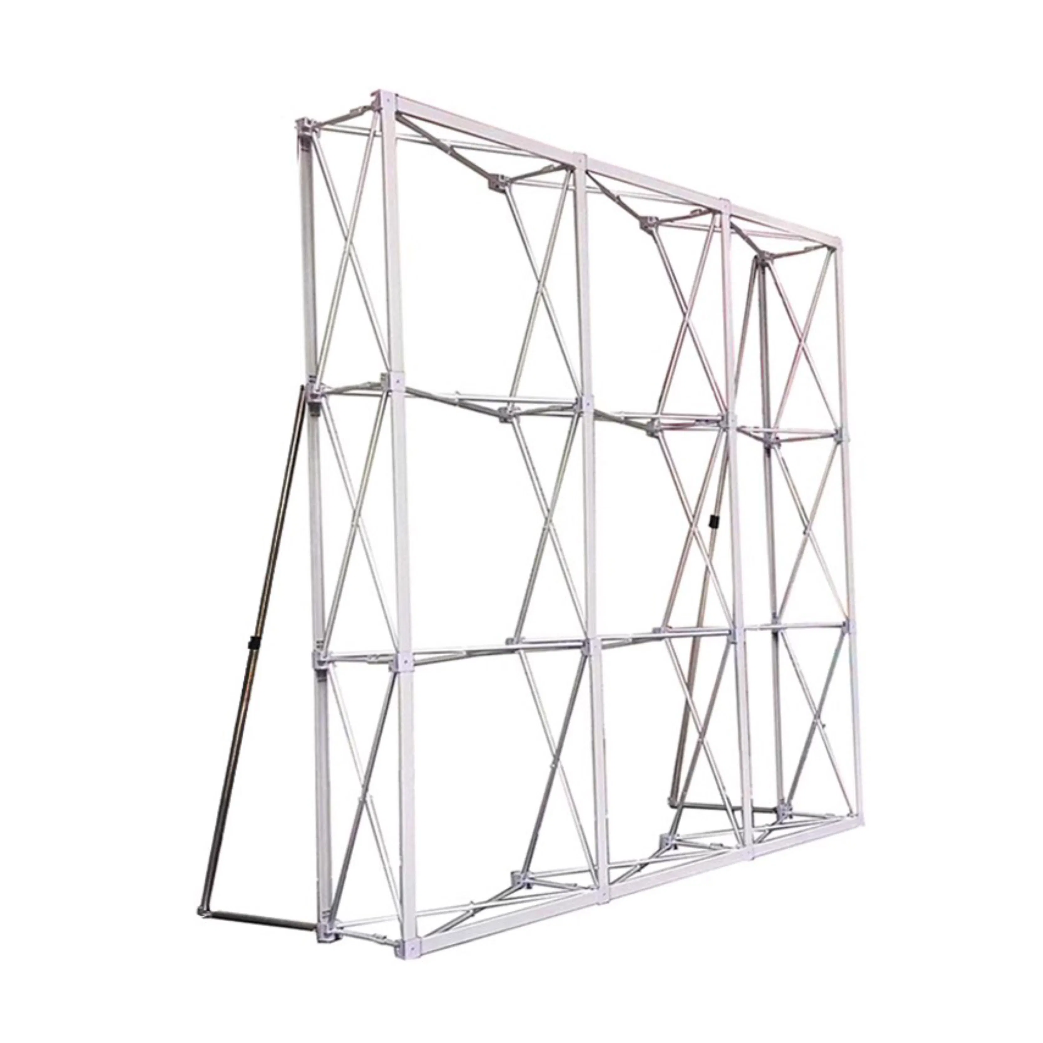 Aozhan Tension Aluminum Fabric Exhibition Advertising Wall Trade Show Pop up Backdrop Banner Display Stand