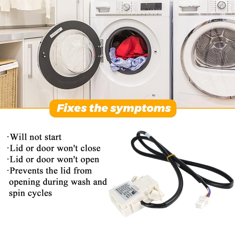 LG Ebf61674802 OEM Lid Lock and Switch Assembly for LG Washing Machines