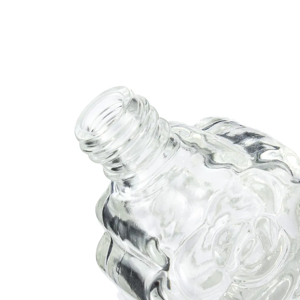 Glass Jar Crystal Glass Diffuser Car Perfume Hanging Bottle Car Air Refreshner with Wooden Cap