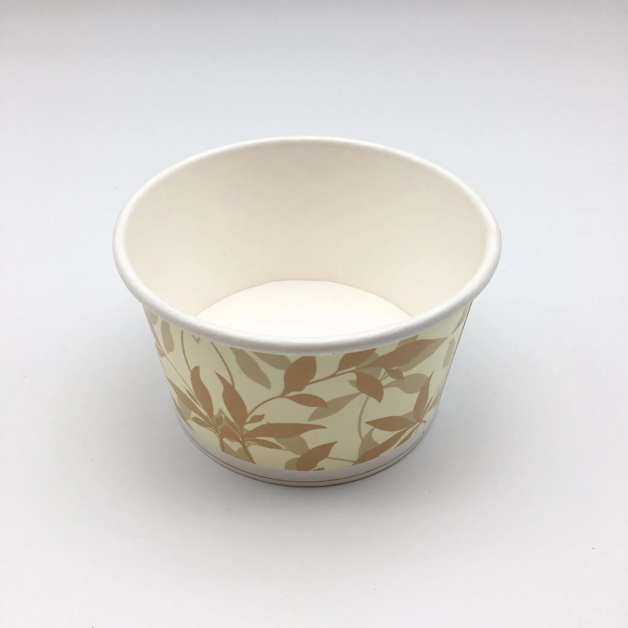 4-26oz Custom Printed Ice Cream Paper Bowl Cup with Lid