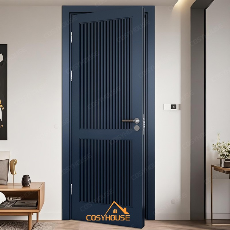 French Style Fireproof Wooden Door with UL CE as Certification for Apartment and Hotel