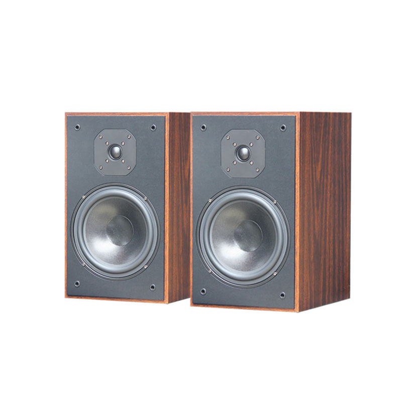 8 Inch Passive Bookshelf HiFi Speakers 2 Way Home Stereo Desktop