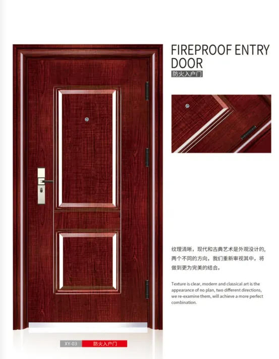 Premium Fire Safety Interior Door for Schools with Custom Sizes