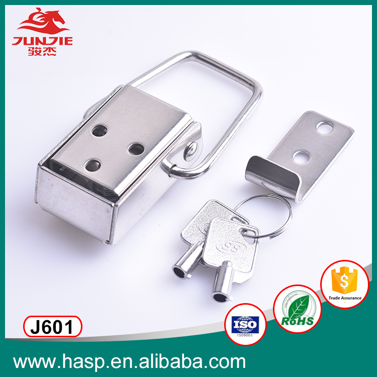 Case Toggle Latch Hasp Lock with Key Lock Toolbox Stainless Steel Toggle Lock J601