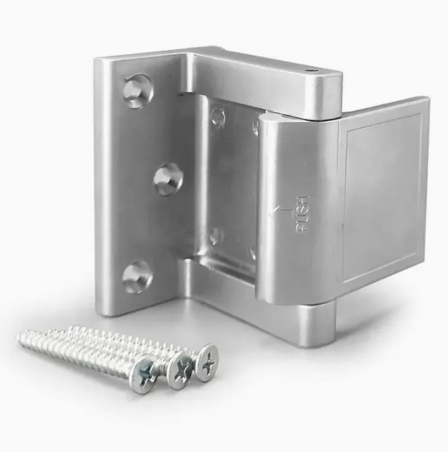 Mdsf02-Sn Die-Cast Zinc Security Latch, Satin Nickel Finish