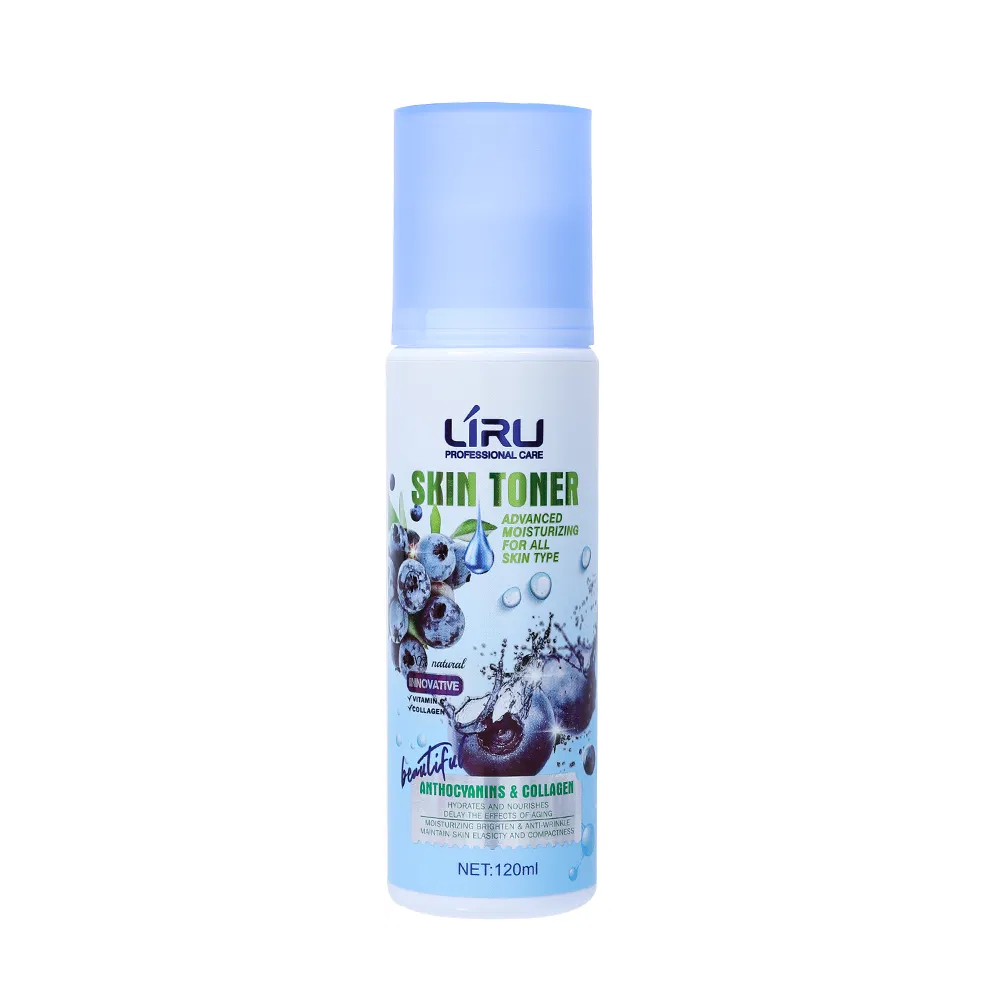 Liru Blueberry Collagen Hydrating Facial Toner Refreshing Face Essence