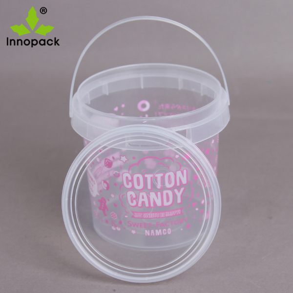 Supply Round 3 Liter PP Material Food Grade Plastic Buckets /Pail