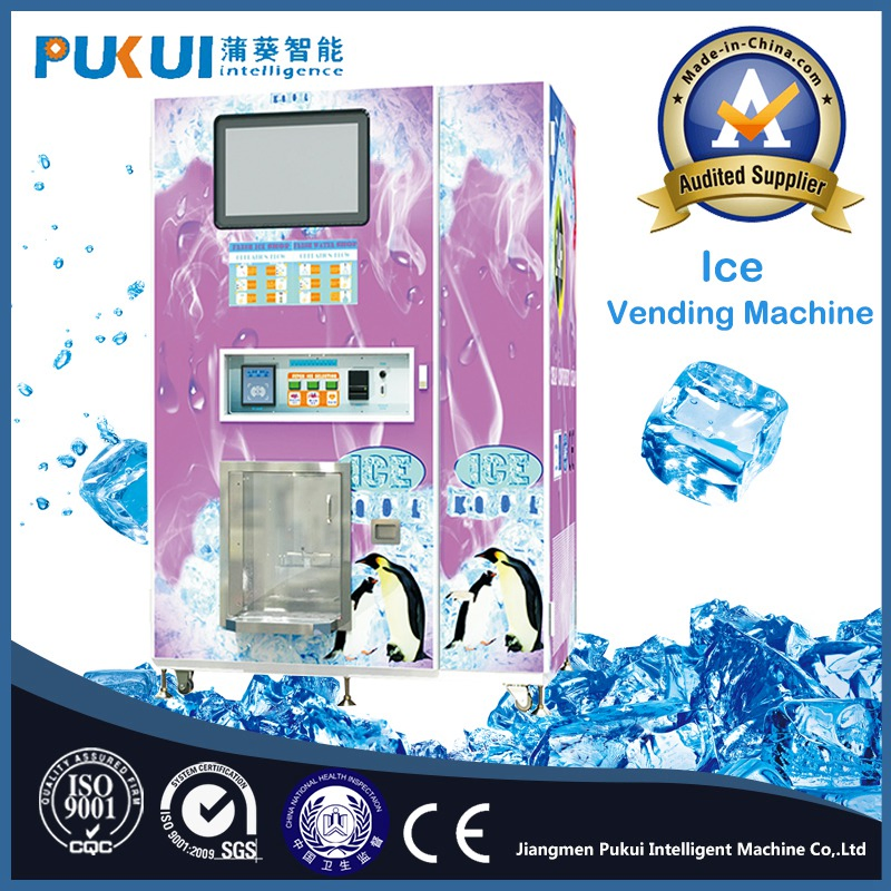 China Supplier Outdoor Self-Service Ice Cube Vending Machine