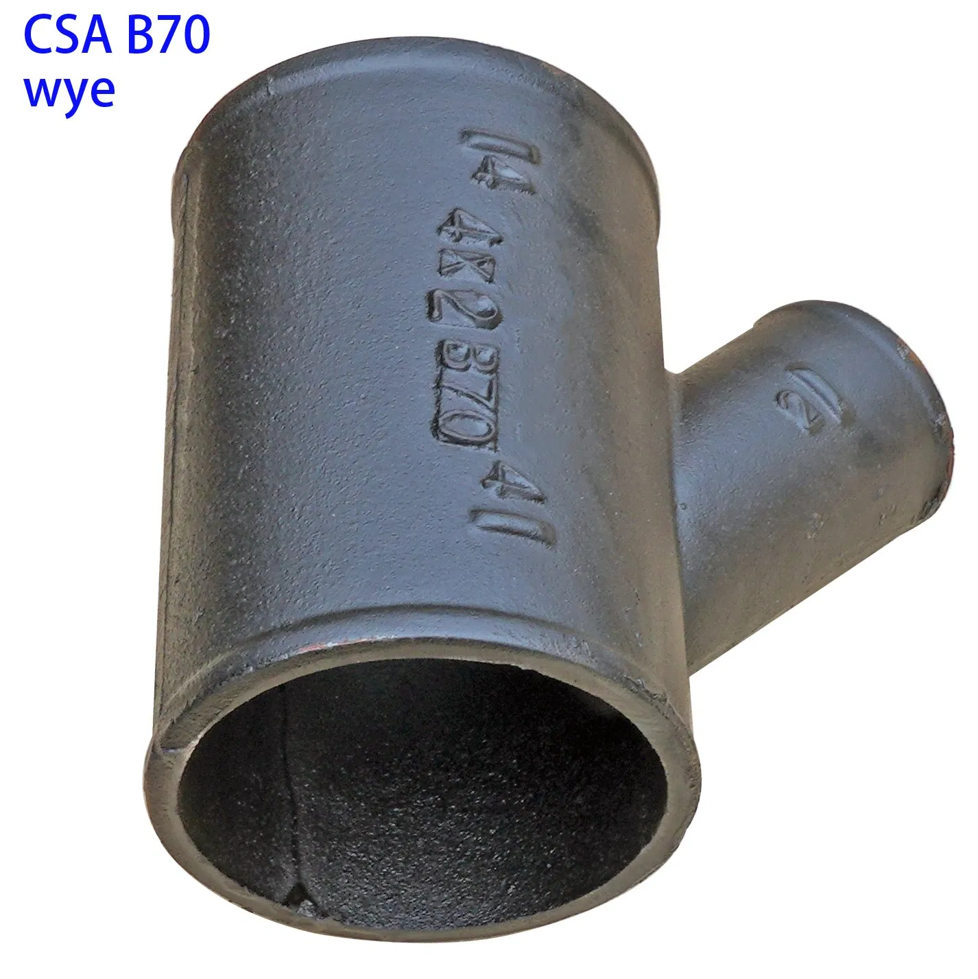 CSA B70 FITTINGS WYE GRAY CAST IRON CANADA STANDARD