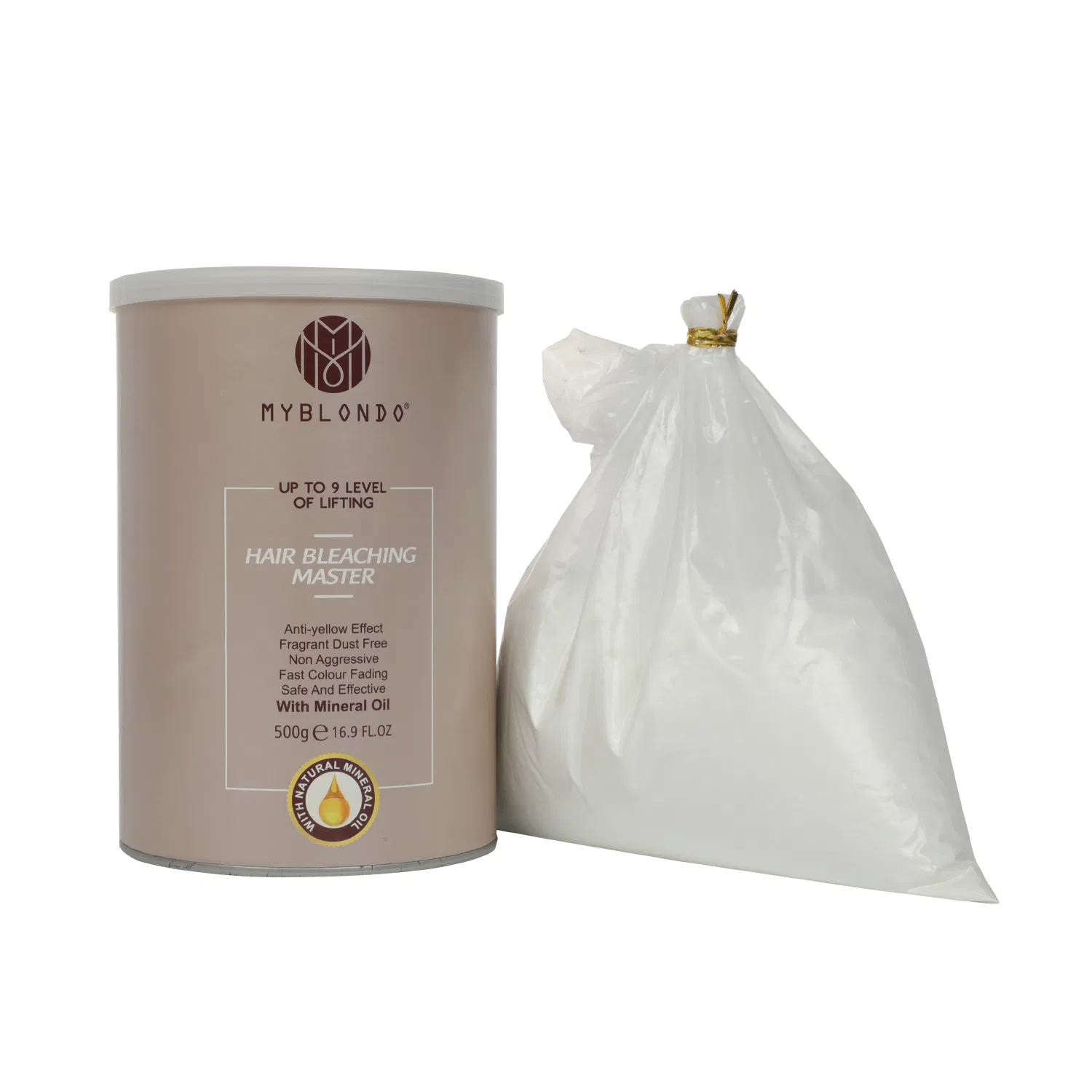 Super Quality up to 9 Level Bleach Powder for Professional Use