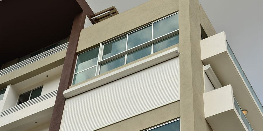 Internal Louvre Security Residential Plantation Down Roll Window Shutters for Hurricane