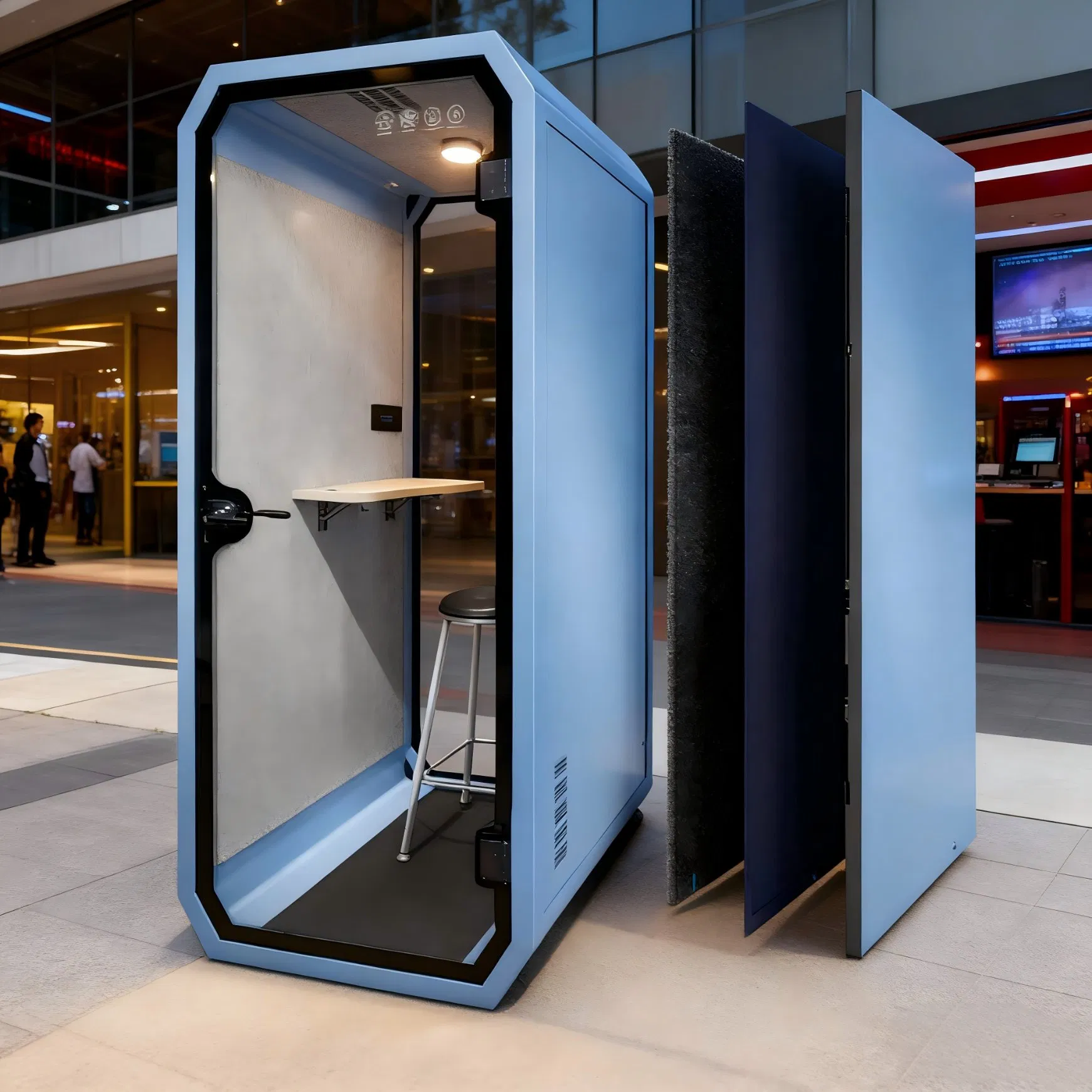 Public House Phone Booth for Sale Soundproof Working Booth Office