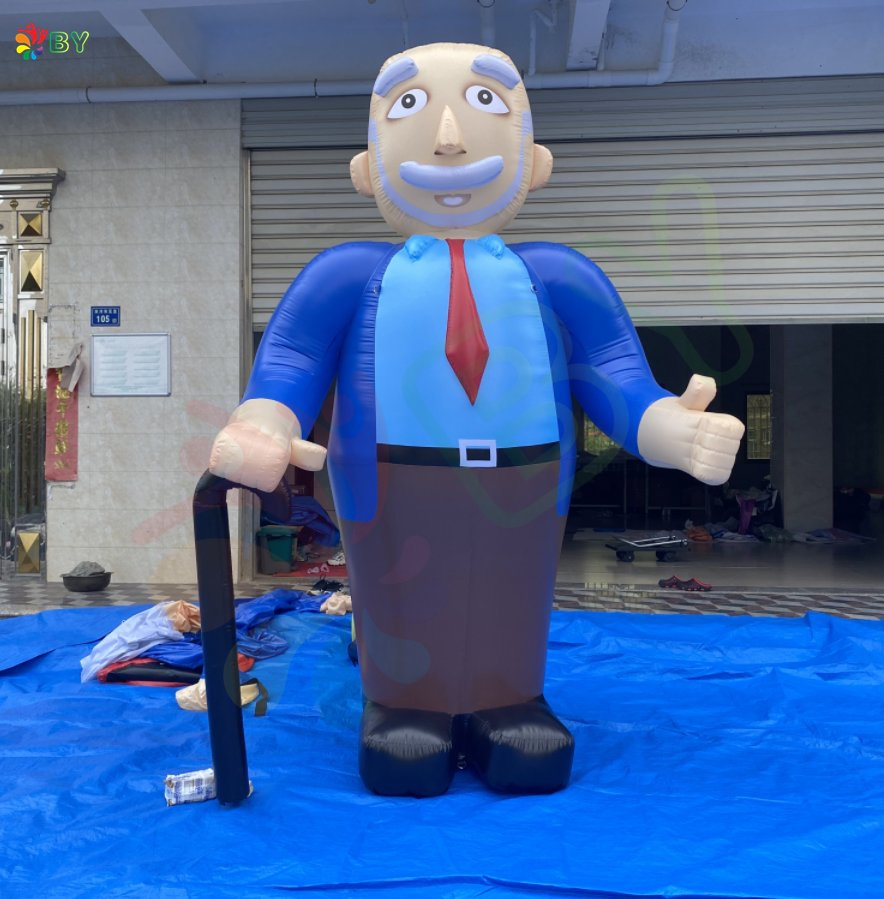 China Factory Sale Low Price Inflatable Old Man Holland Abraham Balloon for Party