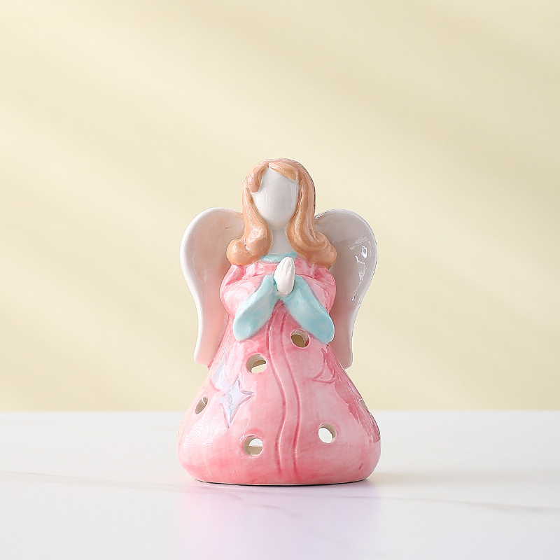 Enchanting Handmade Heart Ceramic Lamp for Romantic Decor
