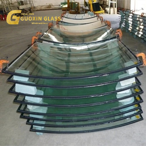 Glass Manufacturer Extra Large Double Glazing Insulated Curved Glass