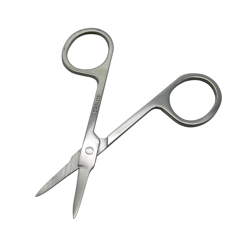 Stainless Steel Sharp Cutting Eyebrow Nail and Cuticle Manicure Scissors