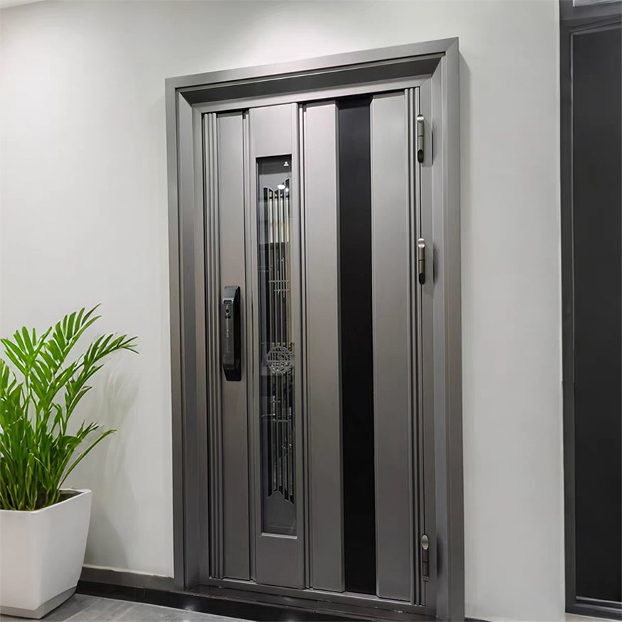 Shanghai Fire Rated Steel Doors Sn600: Commercial Double Design
