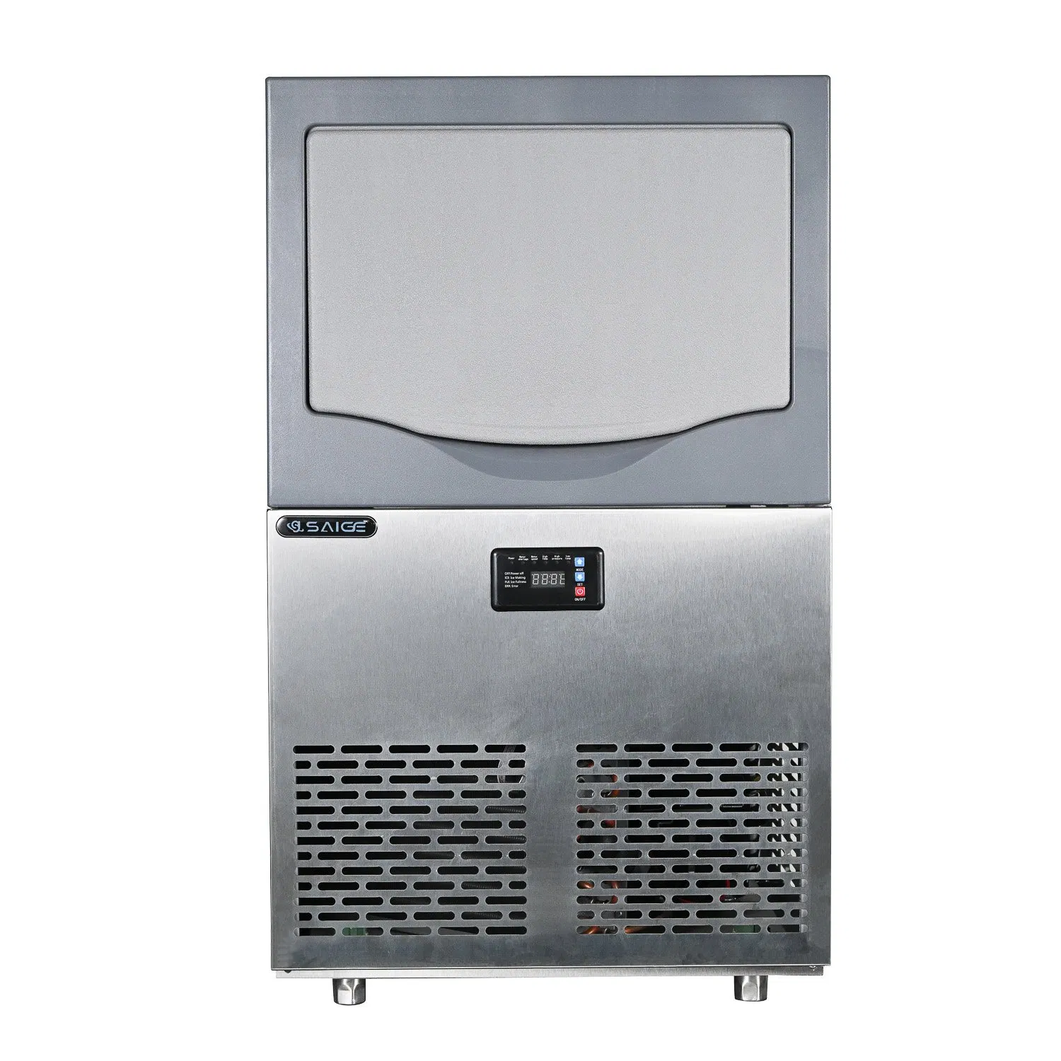 Saige Sgg-E210 100kg Per Day Commercial Gourmet Jelly Ice Maker Machine Ice Machine Ice Maker Ice Machine Ice Crusher Ice Making Machine