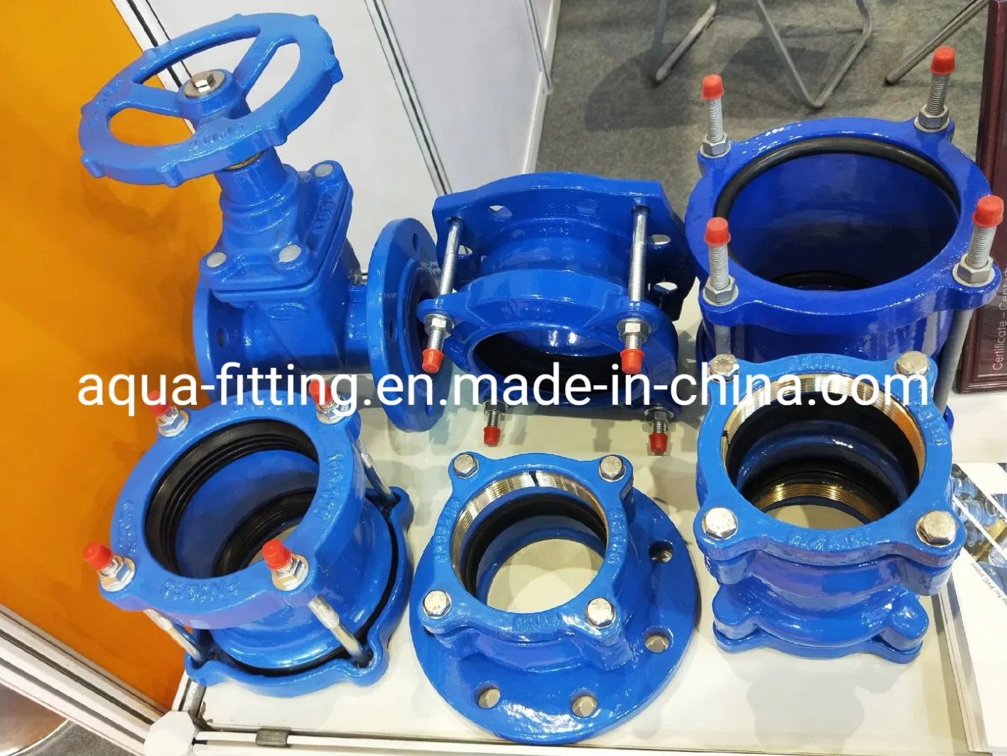 Restained PE Coupling for PE Pipe with Brass Grip