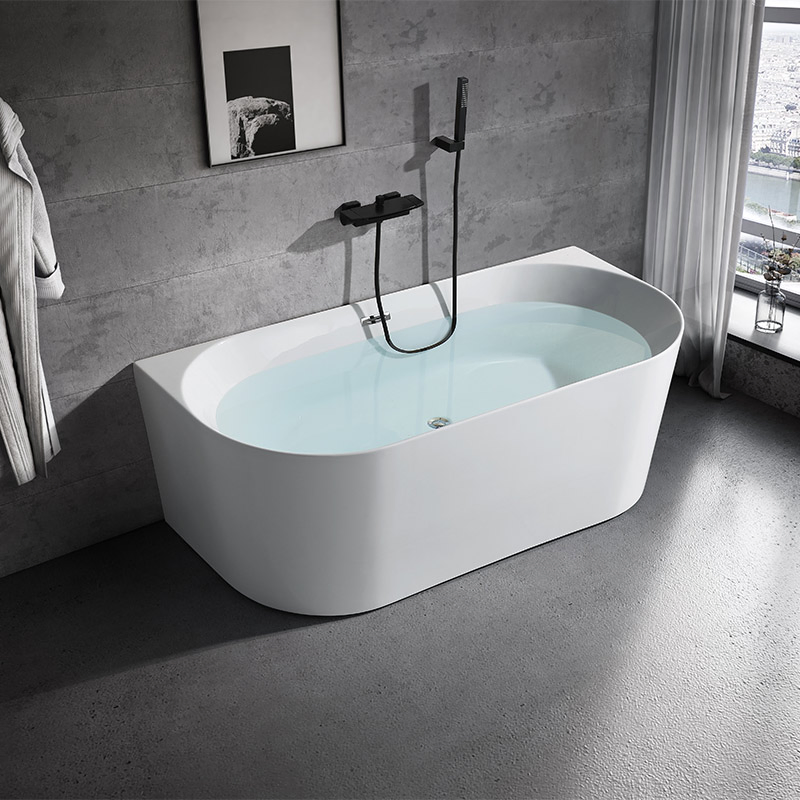 Manufacturer Best Freestanding Acrylic Portable Bathtub Ellipse Bathtub Corner Bath Tub