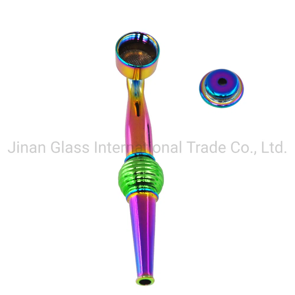 New Colorful Thread Honeycomb Metal Pipe Smoking Pipe