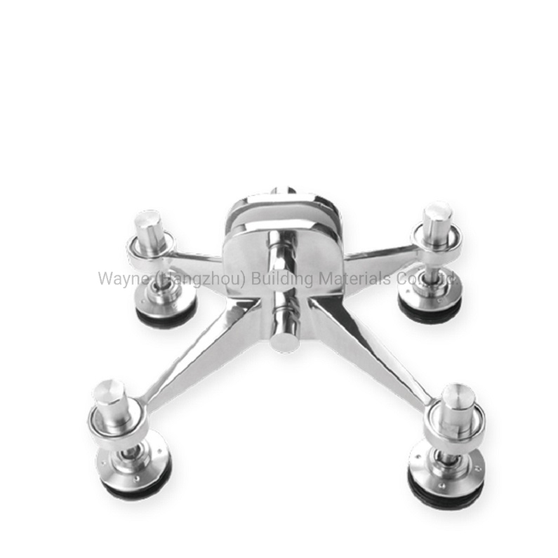 Glass Curtain Wall Hardware with High Quality and Best Price Stainless Steel Spider with Two Arms K-Type Heavy Duty 220mm/250mm Fin Spider for Glass Fitting