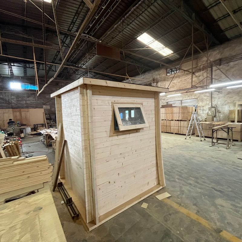 Сауна-бочка для сада на 8 человек