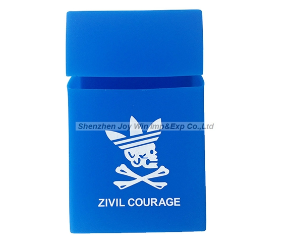 Hot Selling Silkscreen Silicone Cigarette Case for Advertising