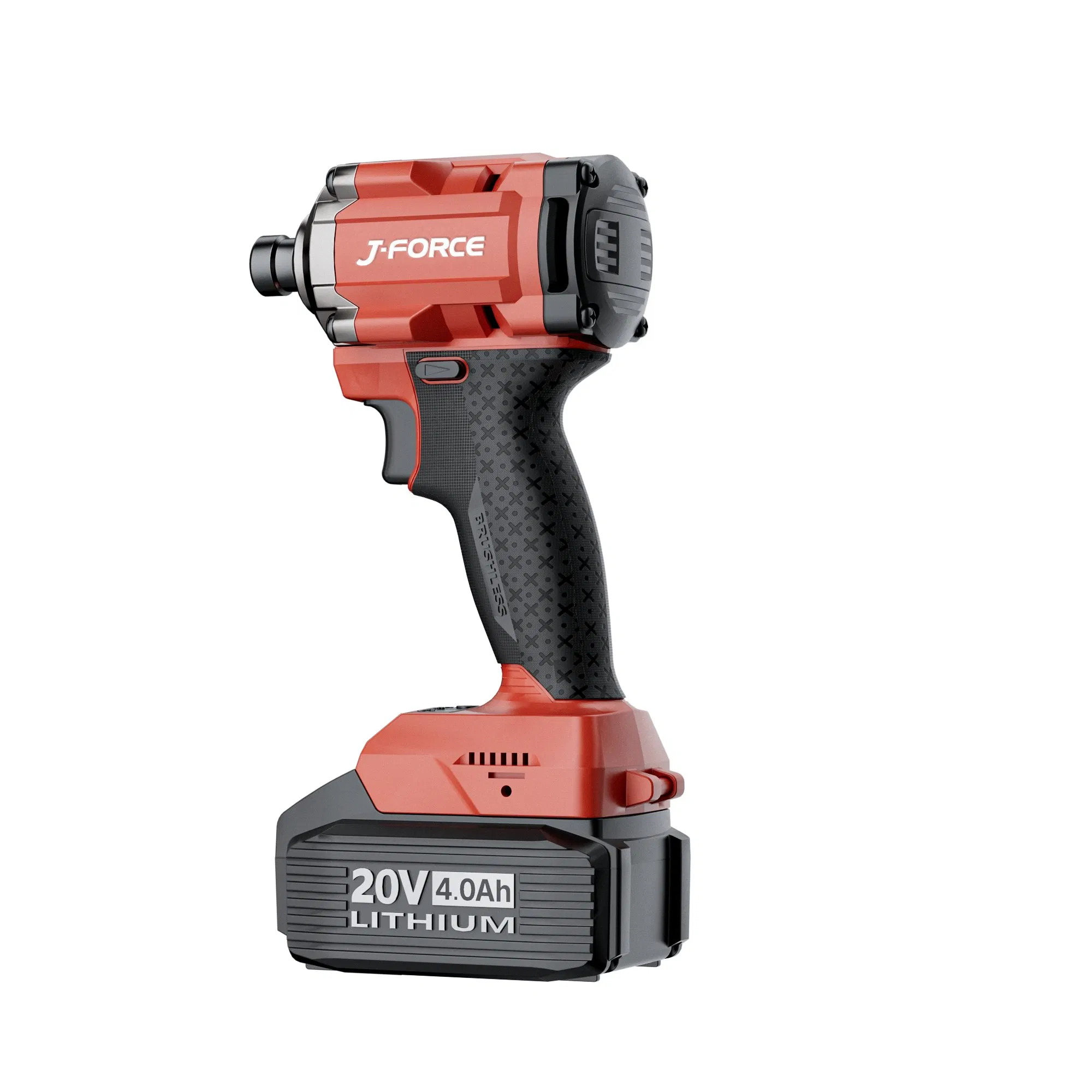 1/4 Inch Electric Brushless Cordless Impact Wrench, High Torque Impact Gun