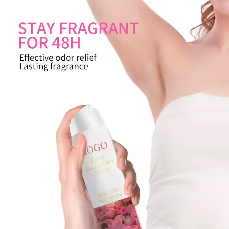OEM ODM Manufacturer Aerosol Cosmetics Perfume Water Spray Manufacturer Factory Custom Deodorant Antiperspirant Spray