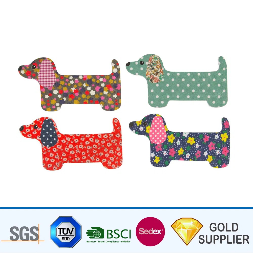 Wholesale Fashion Design Custom Professional Metal Crystal Glass Printed Block Buffer Set Care Clipper Buffer EVA Nail Art Tool Nail File for Promotion