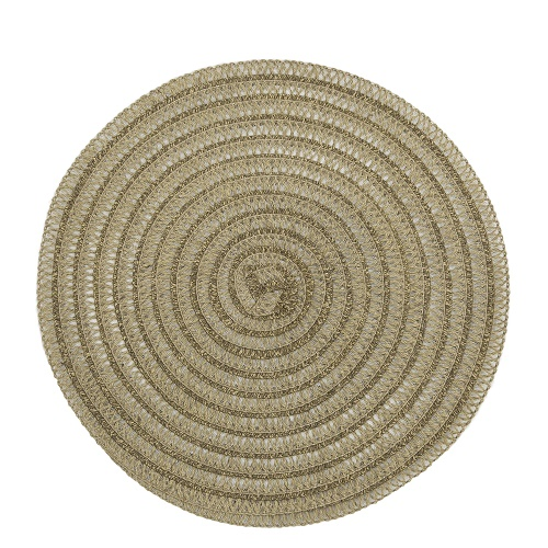 Woven Waterproof Round Tableware Placemat